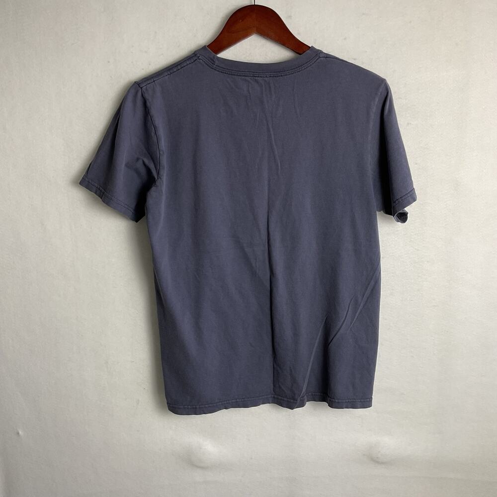 RVCA Mens Pure Cotton Crewneck Short Sleeve Tee Shirt Medium Blue - Picture 3 of 8